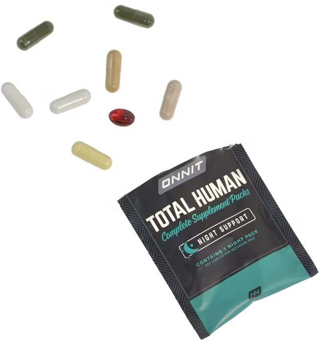 Onnit total human day pack and pills